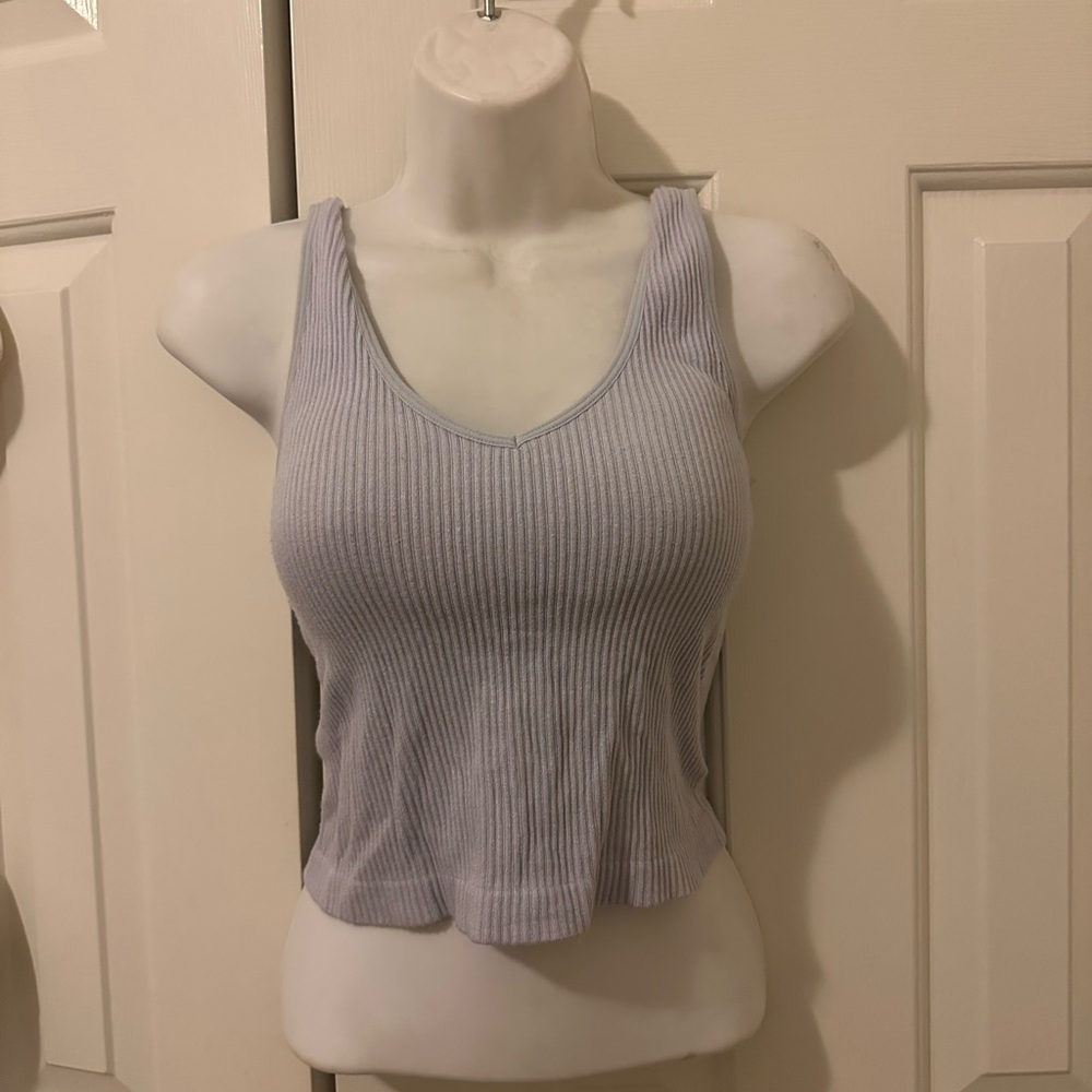Women's Ribbed Tank Top - Light Purple